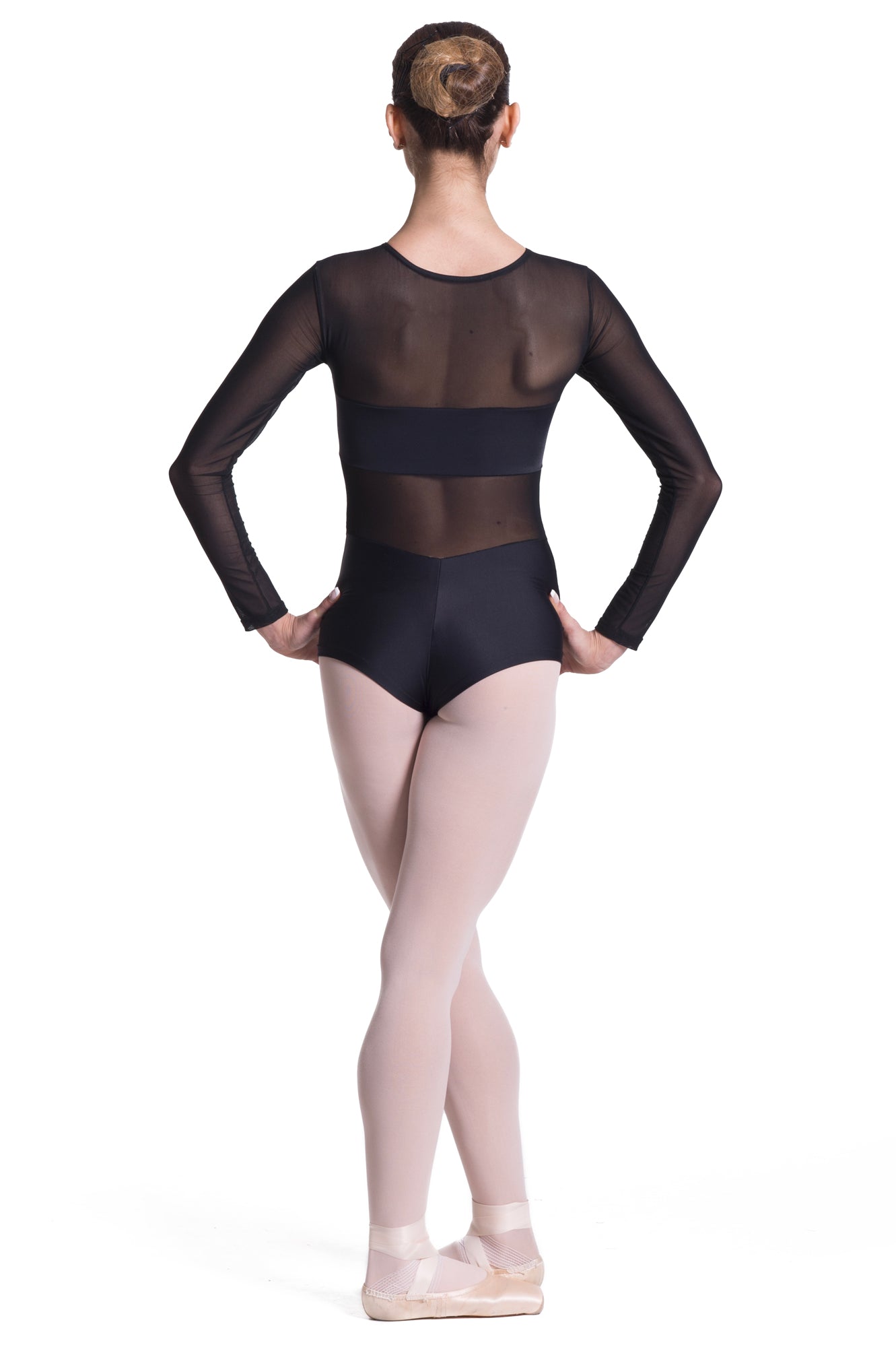 Maillot danza con transparencias OTTANIA B7021