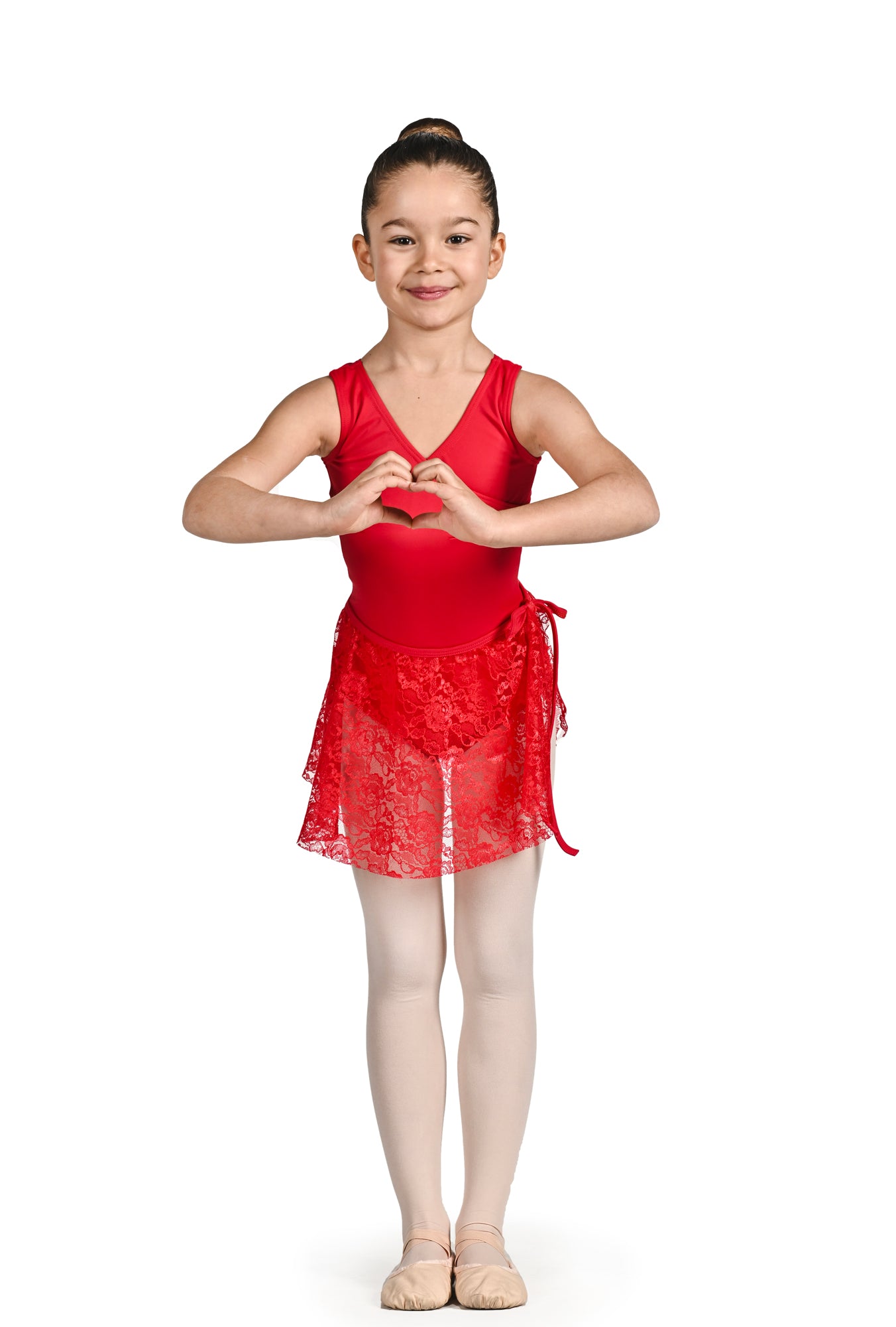 Трико danza con falda Rossana B7449