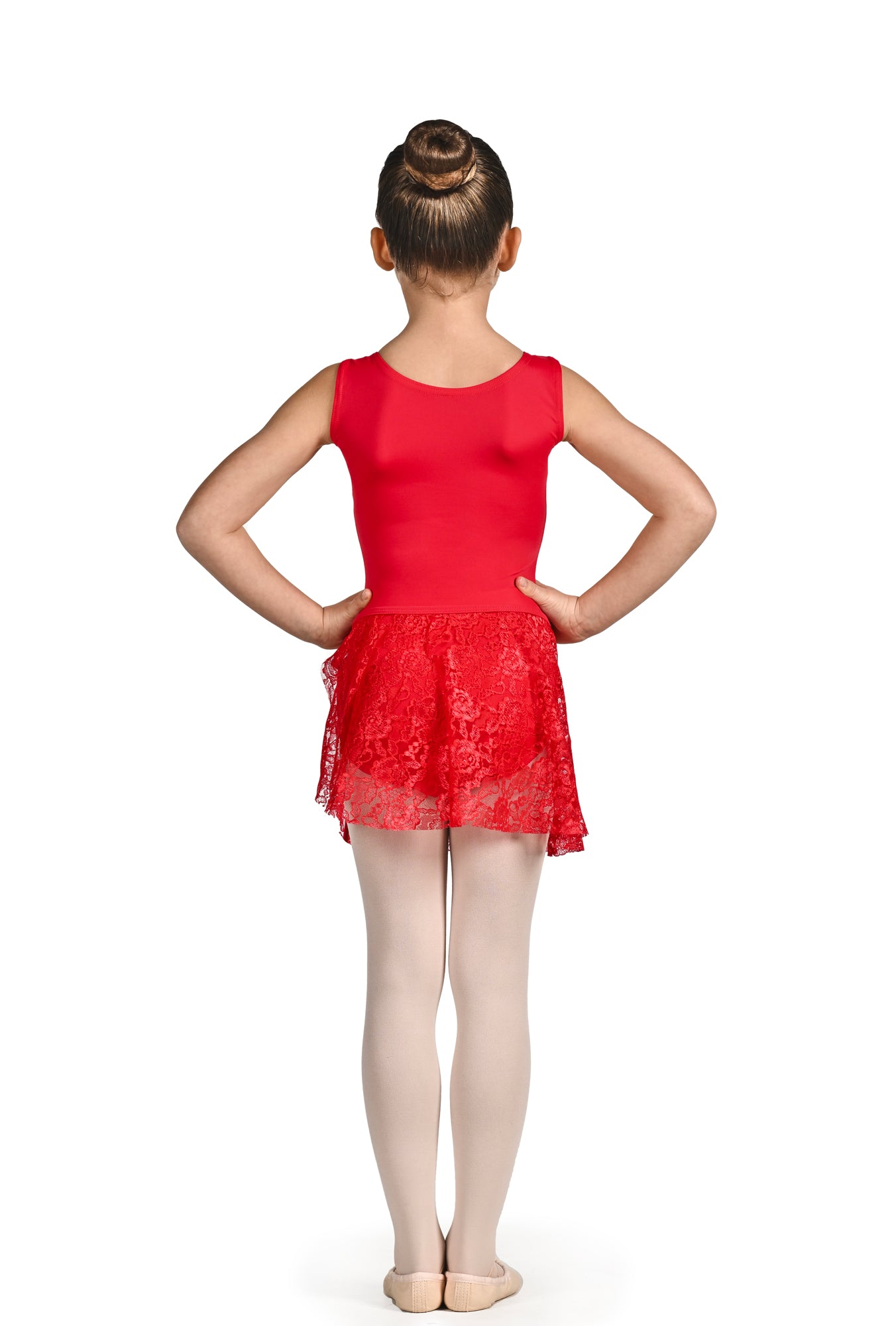 Трико danza con falda Rossana B7449